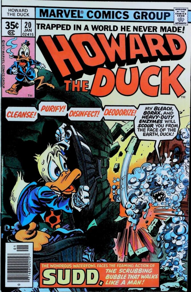 Howard The Duck #20, vue de l'exemplaire