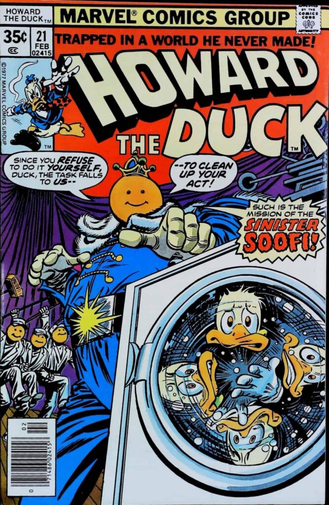 Howard The Duck #21, vue de l'exemplaire