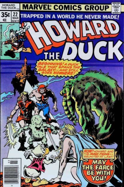 Couverture de HOWARD THE DUCK (1976) #22 - par Gene Colan - lecubeacomics.com