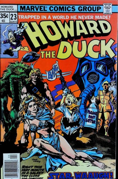 Couverture de HOWARD THE DUCK (1976) #23 - par Gene Colan - lecubeacomics.com