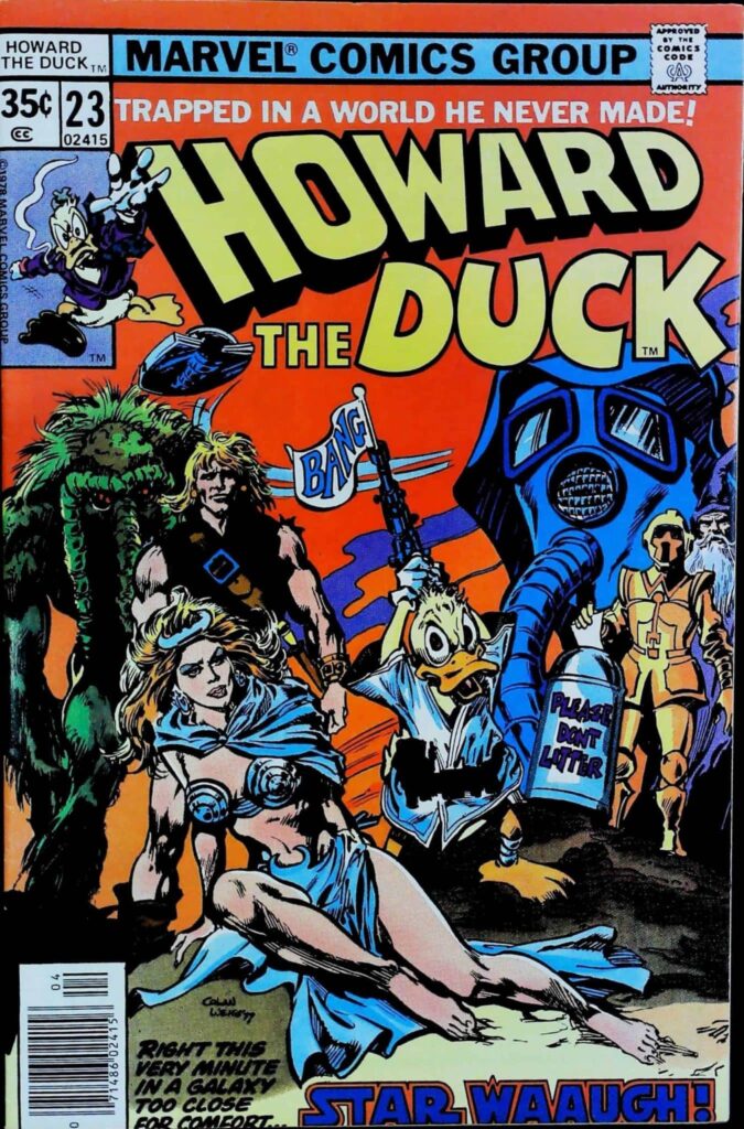 Howard The Duck #23, vue de l'exemplaire