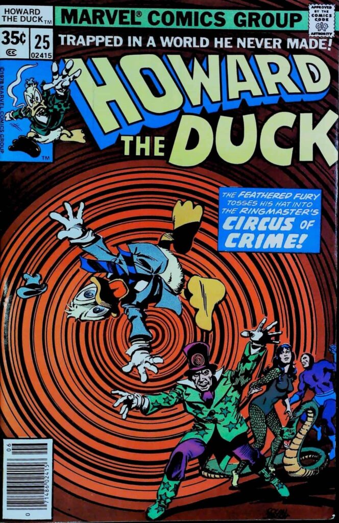 Howard The Duck #25, vue de l'exemplaire