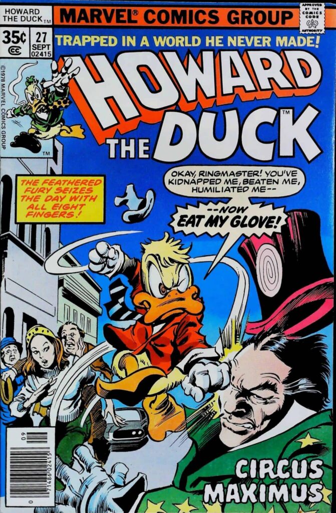Howard The Duck #27, vue de l'exemplaire