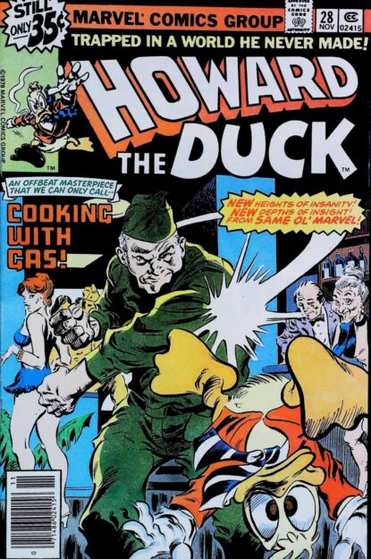 Couverture de HOWARD THE DUCK (1976) #28 - par Gene Colan - lecubeacomics.com