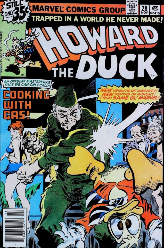 Howard The Duck #28, vue de l'exemplaire