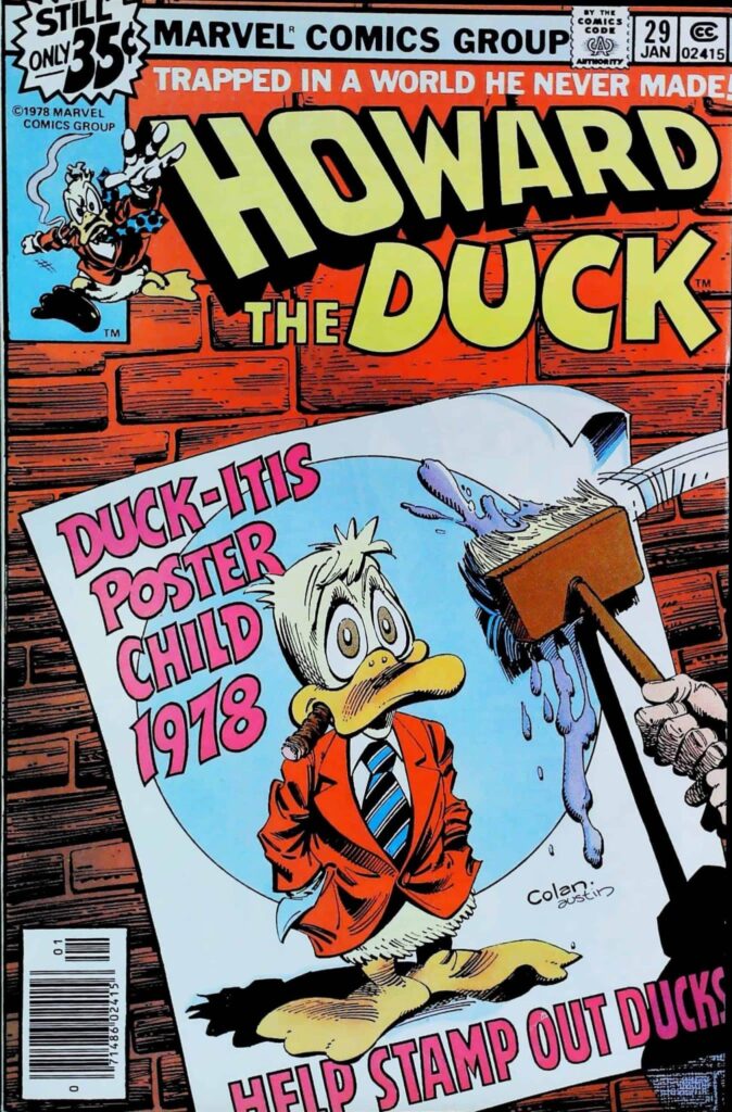 Howard The Duck #29, vue de l'exemplaire