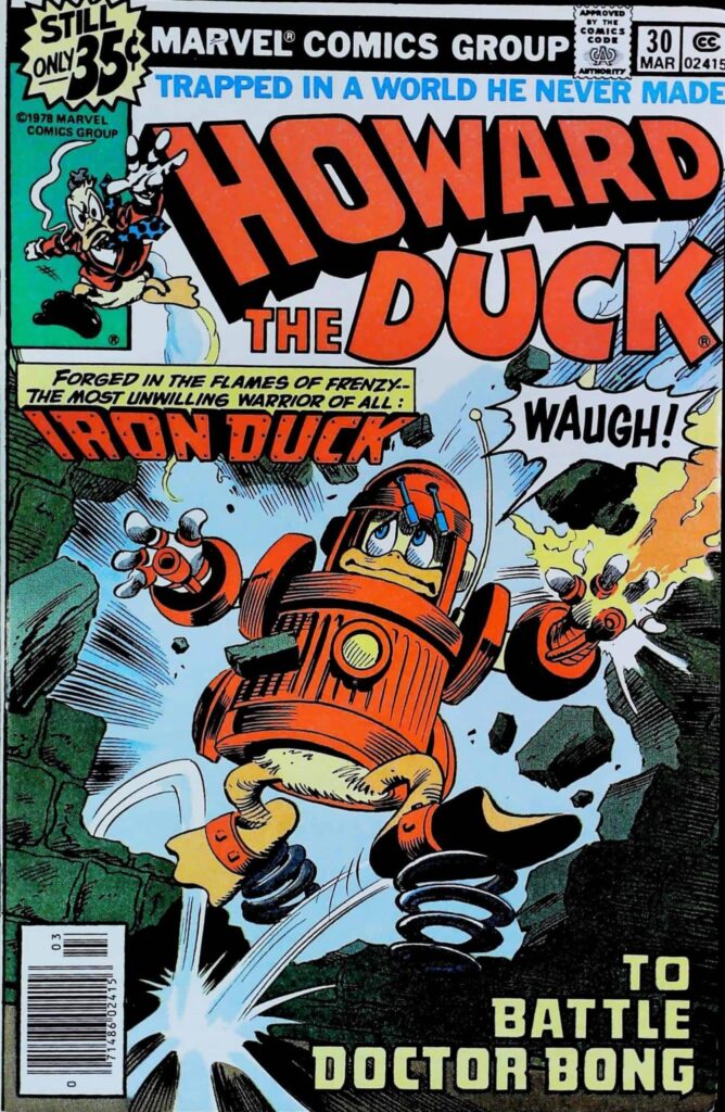 Howard The Duck #30, vue de l'exemplaire