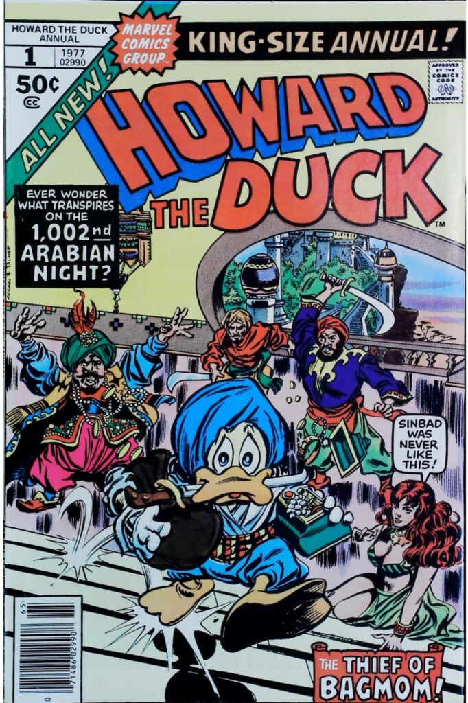Howard The Duck Annual #1, vue de l'exemplaire