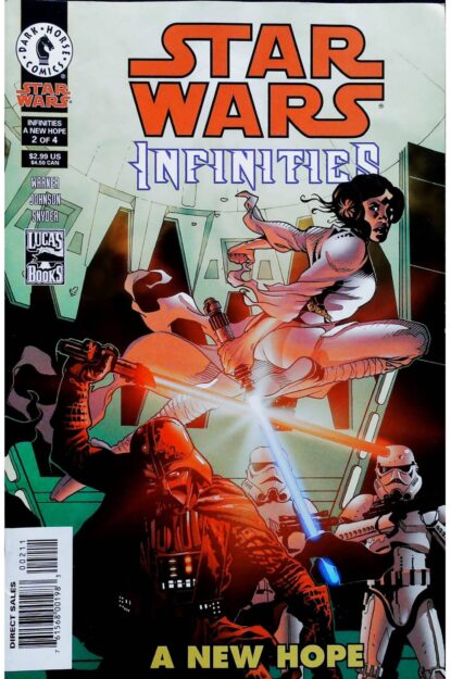 Couverture de STAR WARS : INFINITIES - A NEW HOPE (2001) #2 - par Tony Harris - lecubeacomics.com