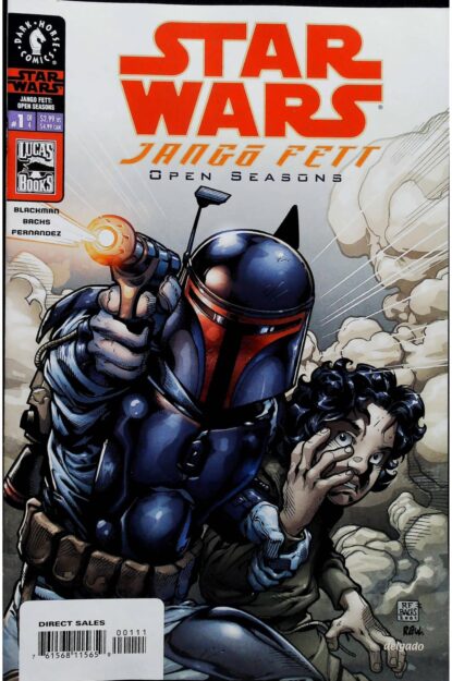 Couverture de STAR WARS : JANGO FETT - OPEN SEASONS (2002) - par Edgar Delgado - lecubeacomics.com