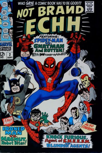 Couverture de NOT BRAND ECHH (1967) #2 - par Marie Severin - lecubeacomics.com