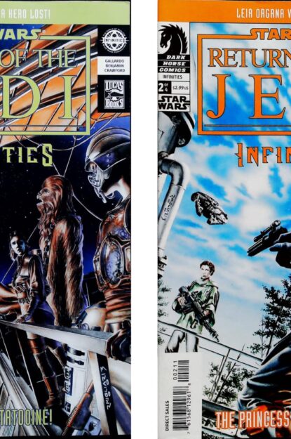 STAR WARS : INFINITIES - RETURN OF THE JEDI (2003) #1-4 COMPLETE SET - Dark Horse - lecubeacomics.com Couverture de STAR WARS : INFINITIES - RETURN OF THE JEDI (2003) #1-4 COMPLETE SET - par Rodolfo Migliari - lecubeacomics.com