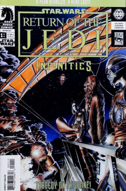 Couverture de STAR WARS : INFINITIES - RETURN OF THE JEDI (2003) #1-4 COMPLETE SET - par Rodolfo Migliari - lecubeacomics.com