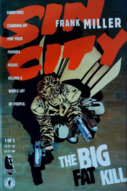 Couverture de SIN CITY : THE BIG FAT KILL #1-5 COMPLETE SET FN 6.0 TO FN/VF 7.0 - par Frank Miller - lecubeacomics.com