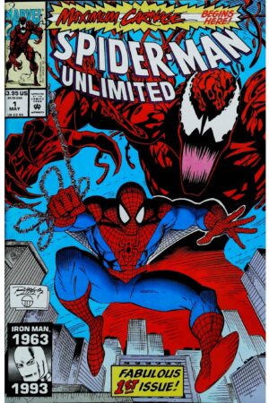 Couverture de SPIDER-MAN UNLIMITED (1993) #1 - par James Sanders III - lecubeacomics.com