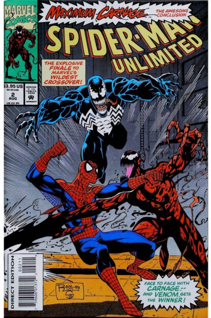 Couverture de SPIDER-MAN UNLIMITED (1993) #2 - par Ron Lim - lecubeacomics.com