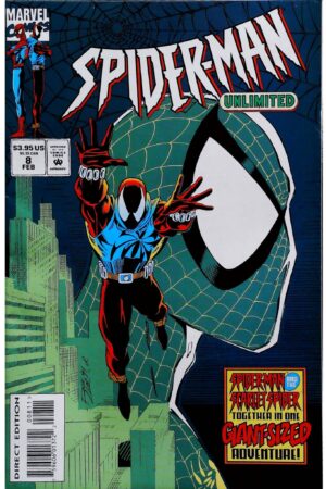 Couverture de SPIDER-MAN UNLIMITED (1993) #8 - par Ron Lim - lecubeacomics.com