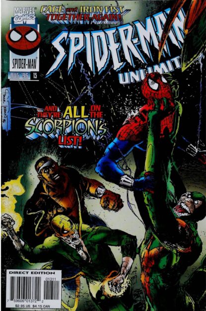 Couverture de SPIDER-MAN UNLIMITED (1993) #13 - par Frank Teran - lecubeacomics.com