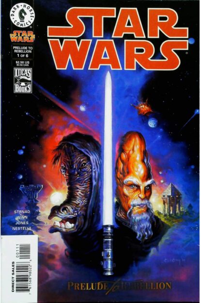 Couverture de STAR WARS : PRELUDE TO REBELLION (1998) #1-6 COMPLETE SET - par Ken Kelly - lecubeacomics.com