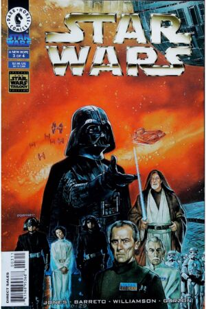 Couverture de STAR WARS : A NEW HOPE - THE SPECIAL EDITION (1997) #3 - par Dave Dorman - lecubeacomics.com