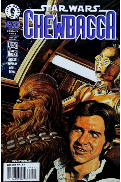 Couverture de STAR WARS : CHEWBACCA (2000) #4 - par Sean Phillips - lecubeacomics.com