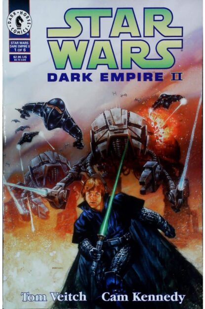 Couverture de STAR WARS : DARK EMPIRE II (1994) #1-6 COMPLETE SET FN 6.0 TO 8.0 - par Dave Dorman - lecubeacomics.com