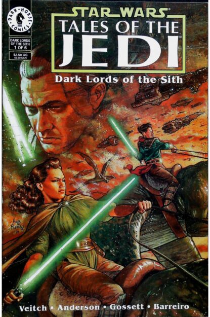 Couverture de STAR WARS : TALES OF THE JEDI - DARK LORDS OF THE SITH (1994) #1-3