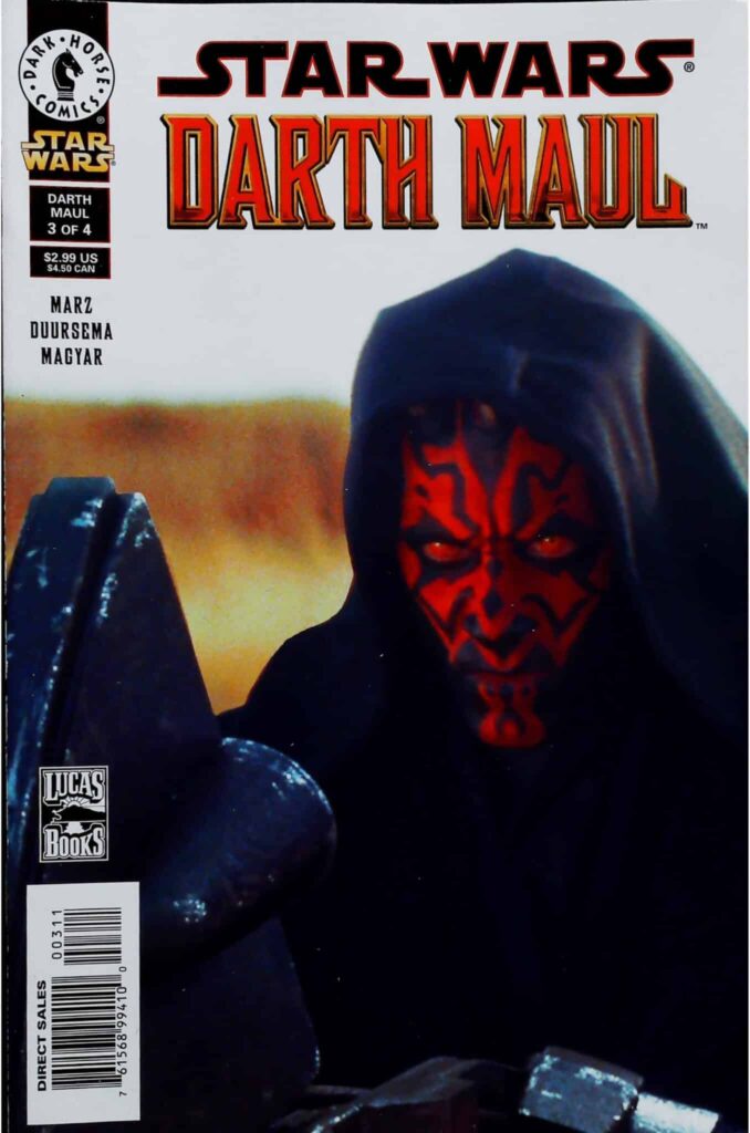 Star Wars : Darth Maul #3 Photo Cover, vue de l'exemplaire