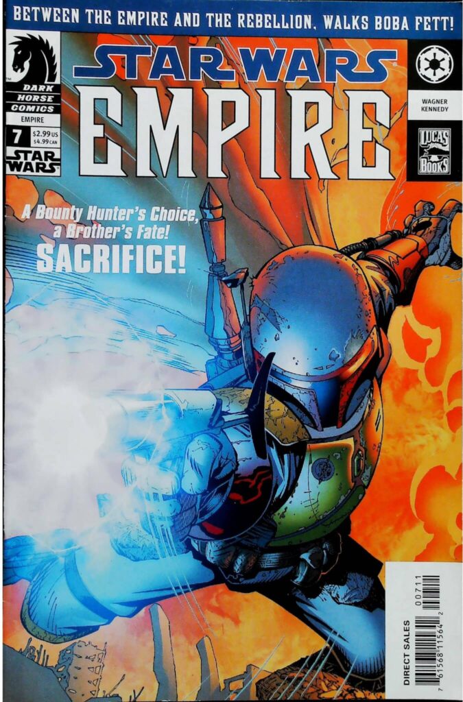 Star Wars : Empire #7, vue de l'exemplaire