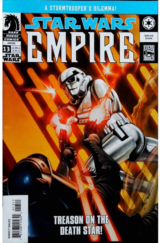 Star Wars : Empire #13, vue de l'exemplaire