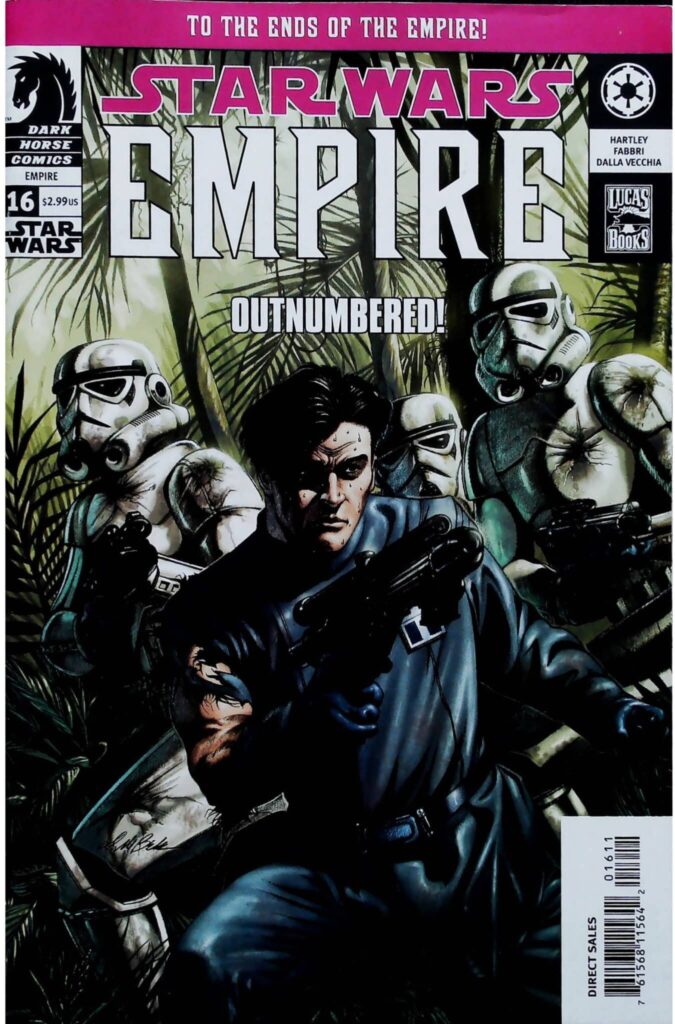 Star Wars : Empire #16, vue de l'exemplaire