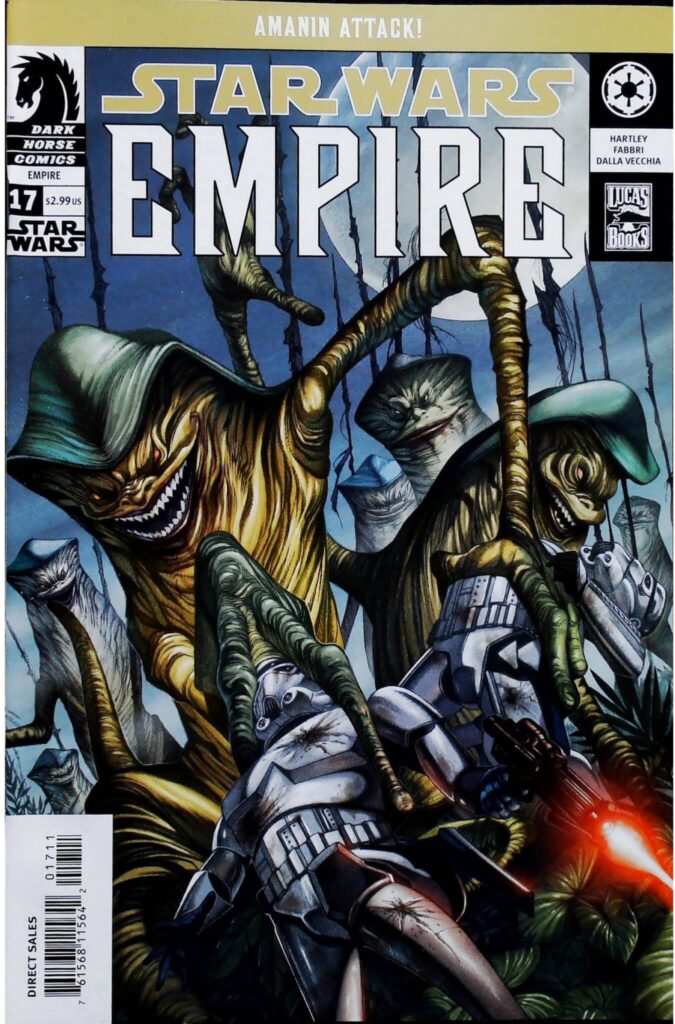 Star Wars : Empire #17, vue de l'exemplaire