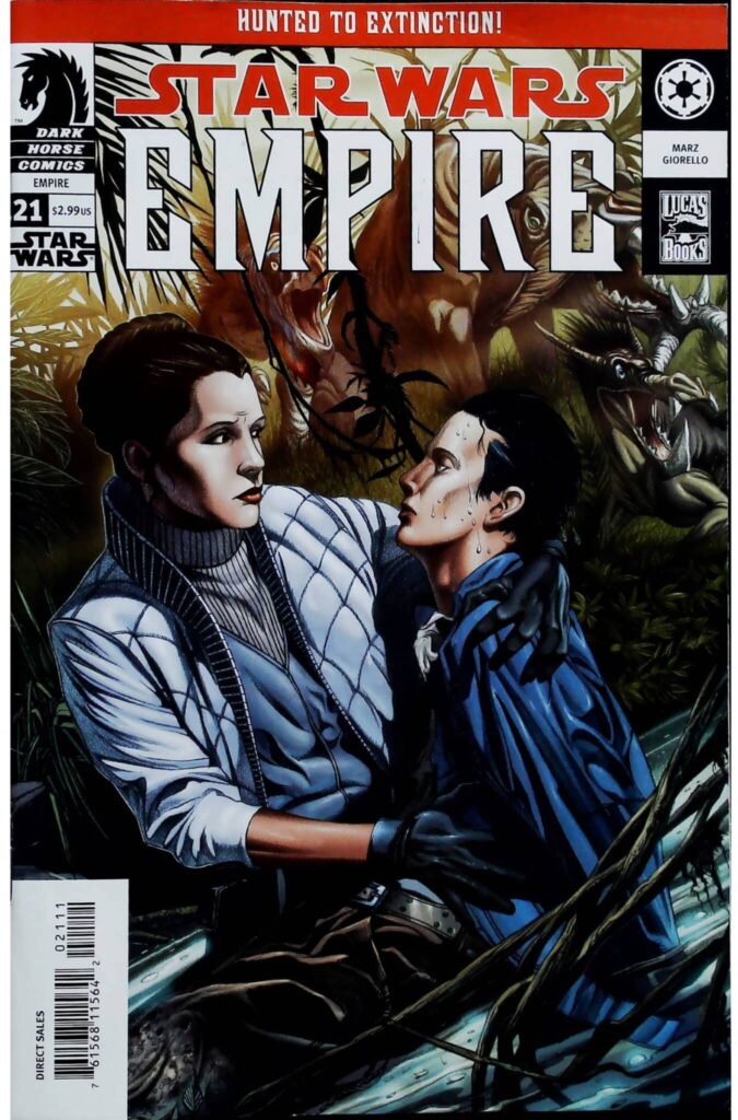 Star Wars : Empire #21, vue de l'exemplaire