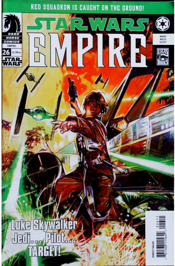 Star Wars : Empire #26, vue de l'exemplaire