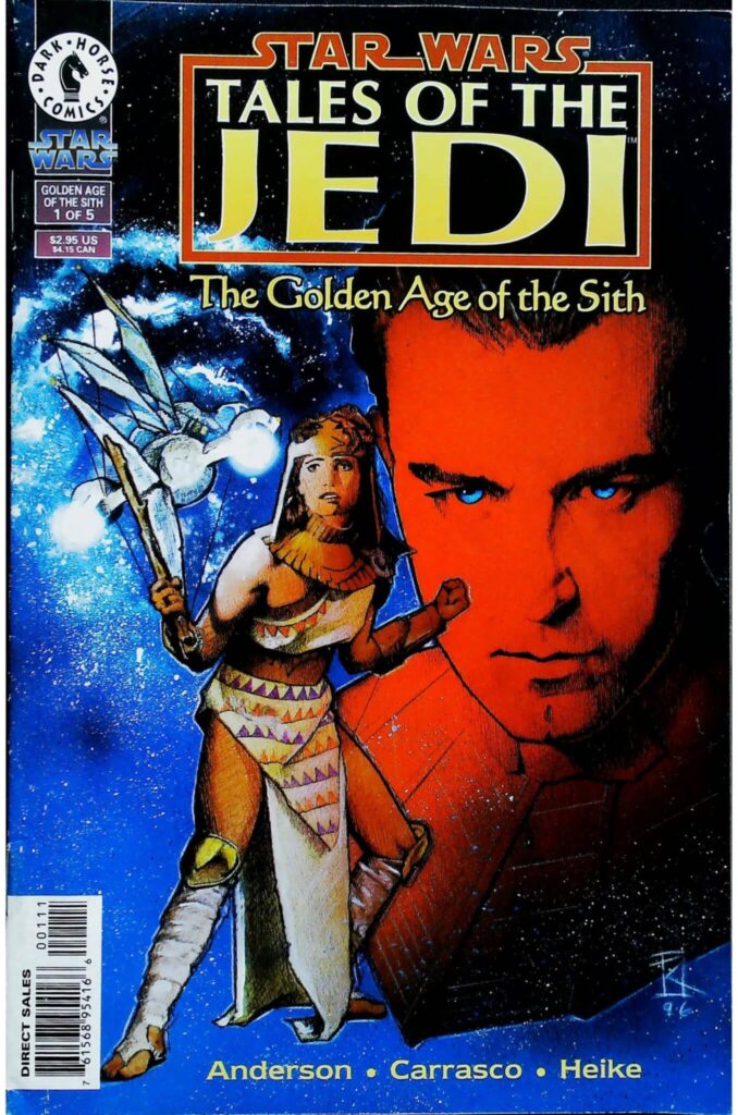 Star Wars : Tales Of The Jedi - The Golden Age Of The Sith #1, vue de l'exemplaire