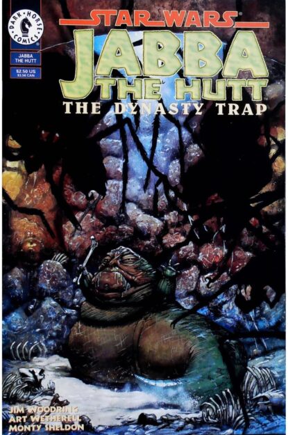 Couverture de STAR WARS : JABBA THE HUTT: THE DYNASTY TRAP (1995) - par Mark Harrison - lecubeacomics.com