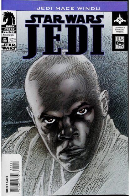 Couverture de STAR WARS : JEDI (2003) MACE WINDU - par Jan Duursema - lecubeacomics.com