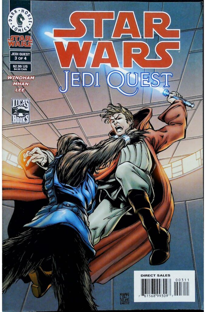 Star Wars : Jedi Quest #3, vue de l'exemplaire