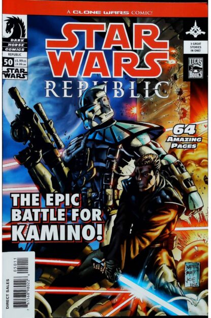 Couverture de STAR WARS : REPUBLIC (1998) #50 - par Matt Banning - lecubeacomics.com
