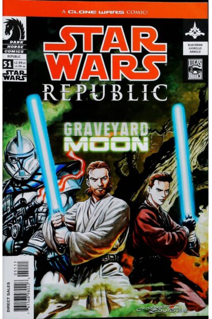 Couverture de STAR WARS : REPUBLIC (1998) #51 - par Mozart Couto - lecubeacomics.com