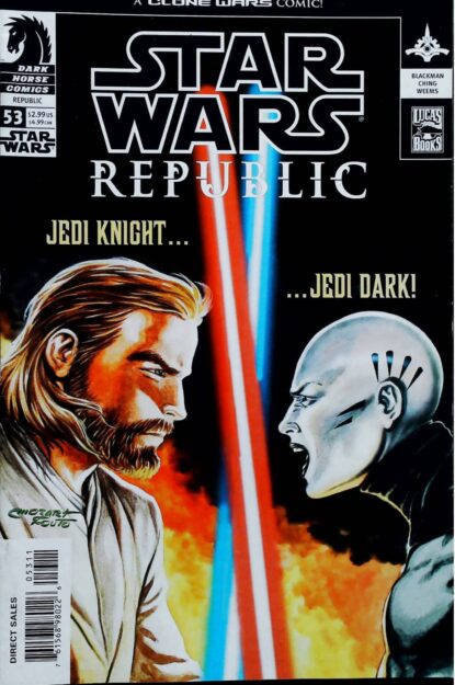 Couverture de STAR WARS : REPUBLIC (1998) #53 - par Mozart Couto - lecubeacomics.com