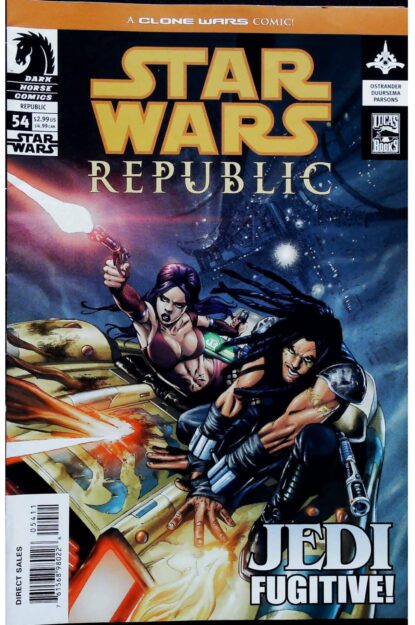 Couverture de STAR WARS : REPUBLIC (1998) #54 - par Jan Duursema-Mandrake - lecubeacomics.com