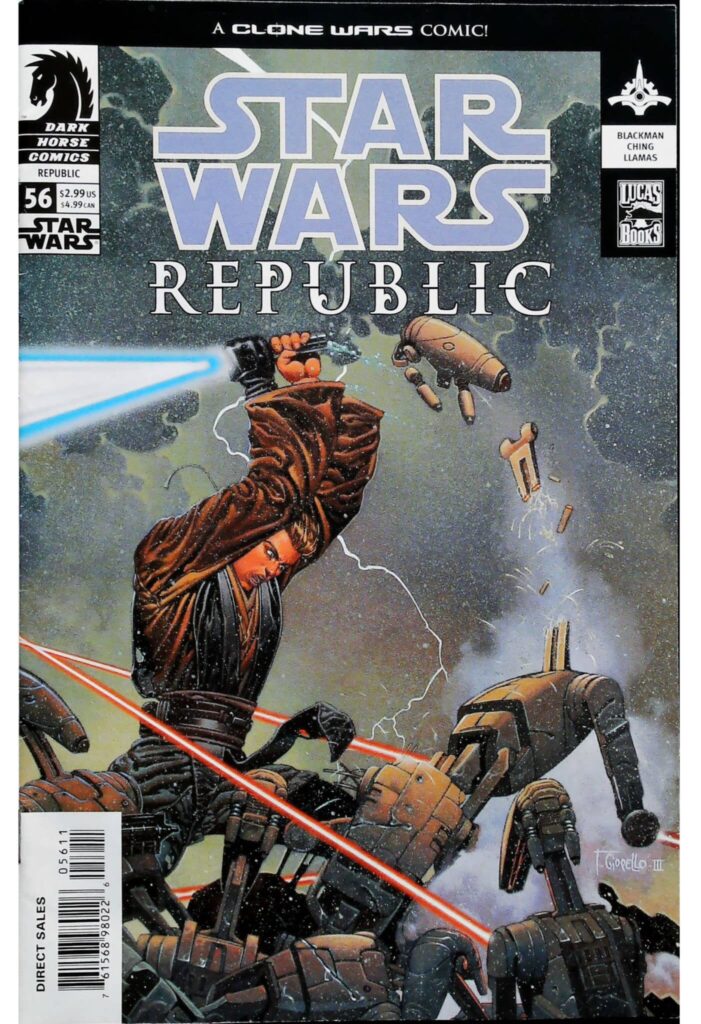 Star Wars : Republic #56, vue de l'exemplaire