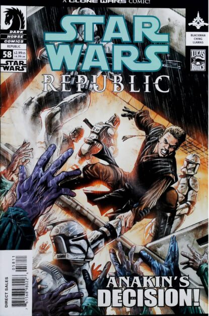 Couverture de STAR WARS : REPUBLIC (1998) #58 - par Jan Duursema-Mandrake - lecubeacomics.com