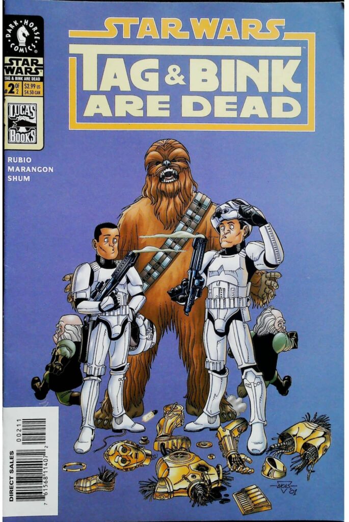 STAR WARS : TAG & BINK ARE DEAD #2, vue de l'exemplaire