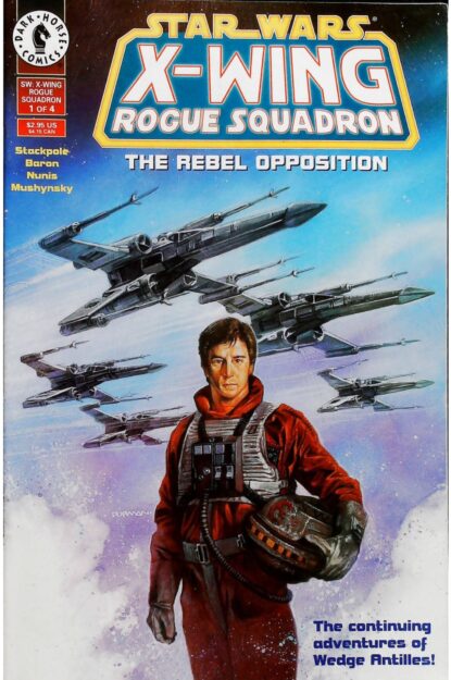 Couverture de STAR WARS : X-WING ROGUE SQUADRON - THE REBEL OPPOSITION (1995) #1 - par Dave Dorman - lecubeacomics.com