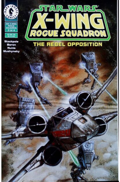 Couverture de STAR WARS : X-WING ROGUE SQUADRON - THE REBEL OPPOSITION (1995) #2 - par Dave Dorman - lecubeacomics.com