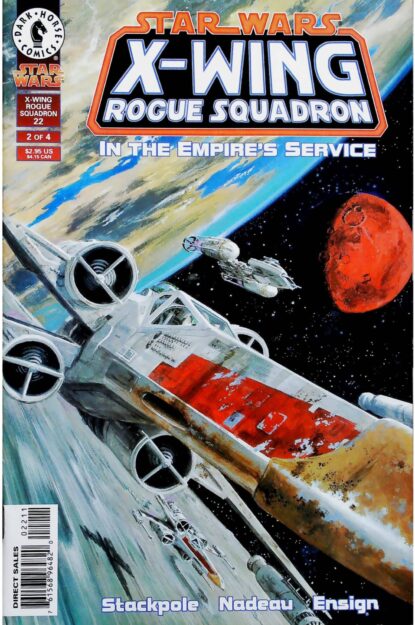Couverture de STAR WARS : X-WING ROGUE SQUADRON - IN THE EMPIRE'S SERVICE (1995) #2 - par John Nadeau - lecubeacomics.com