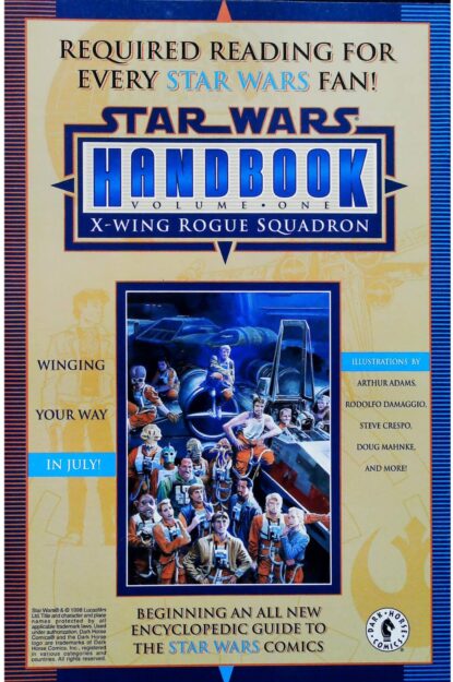 STAR WARS : X-WING ROGUE SQUADRON - MANDATORY RETIREMENT (1995) #1 - Dark Horse - lecubeacomics.com Couverture de STAR WARS : X-WING ROGUE SQUADRON - MANDATORY RETIREMENT (1995) #1 - par John Nadeau - lecubeacomics.com