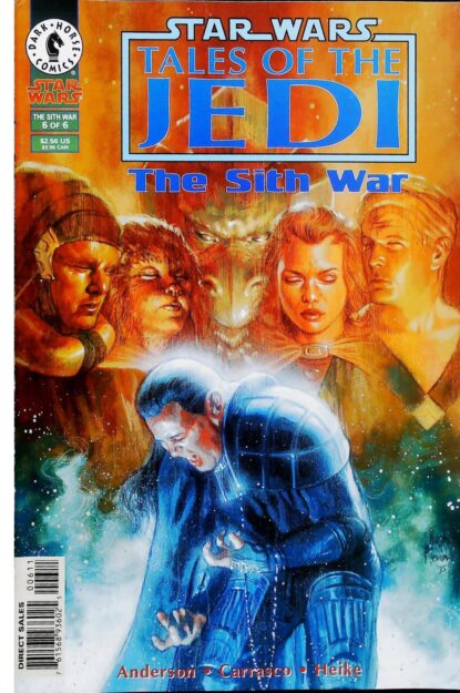 Couverture de STAR WARS : TALES OF THE JEDI - THE SITH WAR (1995) #6 - par Hugh Fleming - lecubeacomics.com
